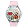 Cute Bulldog Iowa Christmas Special Wrist Watch