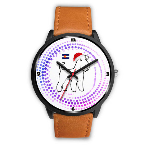 Airedale Terrier Colorado Christmas Special Wrist Watch