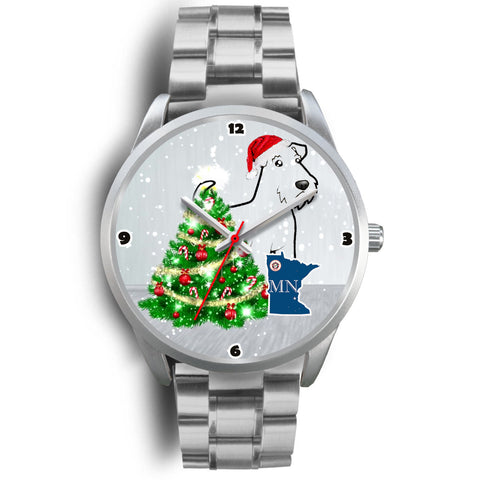 Airedale Terrier Minnesota Christmas Special Wrist Watch