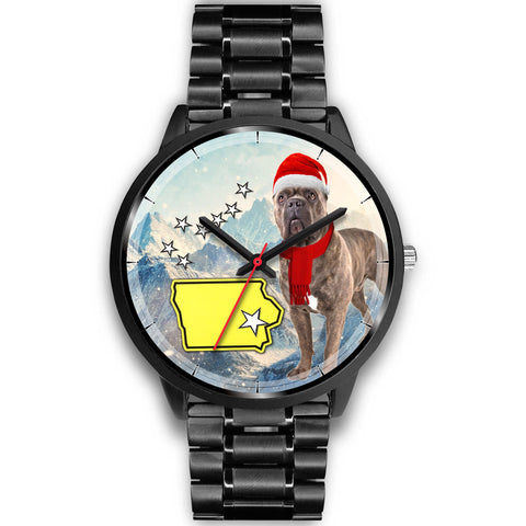 Cute Cane Corso Iowa Christmas Special Wrist Watch
