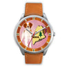 Graceful Brittany Dog Maine Christmas Special Wrist Watch