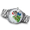 Norwegian Elkhound Dog Minnesota Christmas Special Wrist Watch