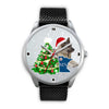 Norwegian Elkhound Dog Minnesota Christmas Special Wrist Watch