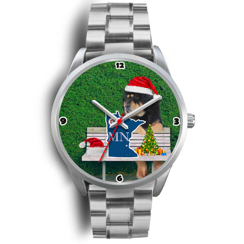 Tibetan Mastiff Minnesota Christmas Special Wrist Watch