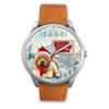 Tibetan Mastiff Iowa Christmas Special Wrist Watch