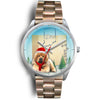 Cute Tibetan Mastiff Indaina Christmas Special Wrist Watch