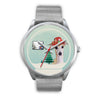 Italian Greyhound Dog Colorado Christmas Special Wrist Watch