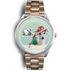 Italian Greyhound Dog Colorado Christmas Special Wrist Watch
