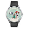 Italian Greyhound Dog Colorado Christmas Special Wrist Watch