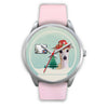 Italian Greyhound Dog Colorado Christmas Special Wrist Watch