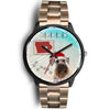 Cesky Terrier Iowa Christmas Special Wrist Watch