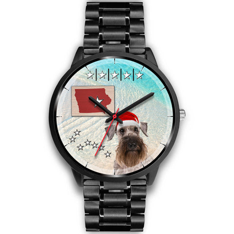 Cesky Terrier Iowa Christmas Special Wrist Watch