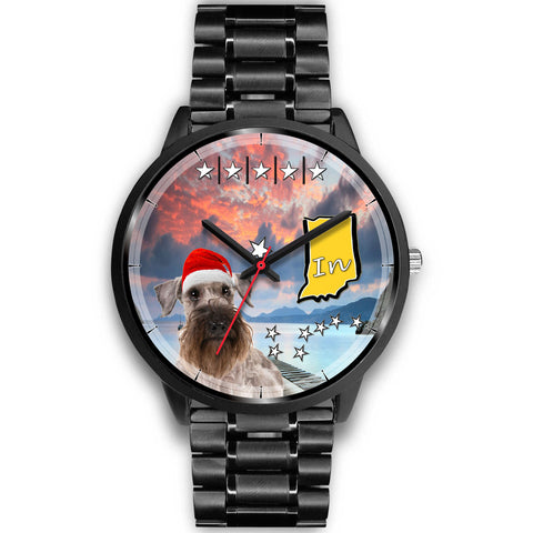 Cesky Terrier Indiana Christmas Special Wrist Watch