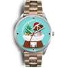 Brittany Dog Colorado Christmas Special Wrist Watch