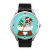 Brittany Dog Colorado Christmas Special Wrist Watch