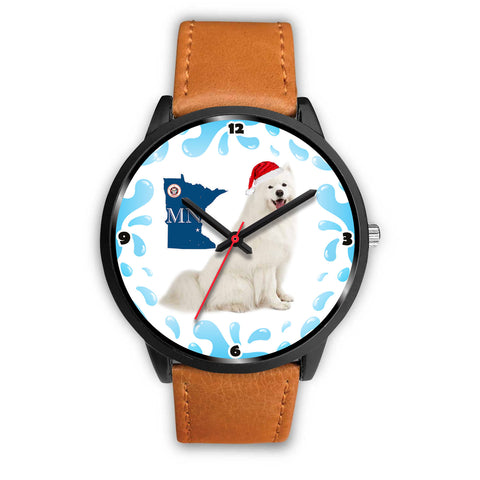 Samoyed Dog Minnesota Christmas Special Wrist Watch