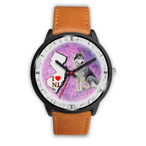 Siberian Husky Dog New Jersey Christmas Special Wrist Watch