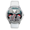 Russian Blue Cat Colorado Christmas Special Wrist Watch