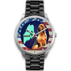 Lovely Bloodhound Dog Maine Christmas Special Wrist Watch