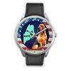 Lovely Bloodhound Dog Maine Christmas Special Wrist Watch