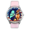 Lovely Bloodhound Dog Maine Christmas Special Wrist Watch