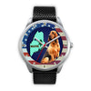 Lovely Bloodhound Dog Maine Christmas Special Wrist Watch