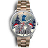 Russian Blue Cat Minnesota Christmas Special Wrist Watch