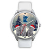 Russian Blue Cat Minnesota Christmas Special Wrist Watch