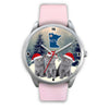 Russian Blue Cat Minnesota Christmas Special Wrist Watch