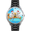 Lovely White Persian Cats Christmas Special Wrist Watch