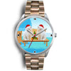 Lovely White Persian Cats Christmas Special Wrist Watch