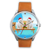 Lovely White Persian Cats Christmas Special Wrist Watch