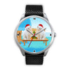 Lovely White Persian Cats Christmas Special Wrist Watch