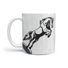 Mustang Horse Art Print 360 White Mug