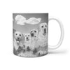 Labrador Retriever Rushmore B/W Print 360 Mug