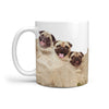 Cute Pug Rushmore Mount Print 360 Mug