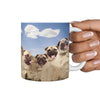 Pug Rushmore Mount Print 360 Mug