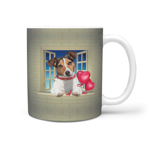 Jack Russell Terrier Print 360 White Mug