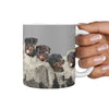 Rottweiler Dog Mount Rushmore Print 360 Mug