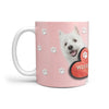 Cute Westie MOM Print 360 White Mug