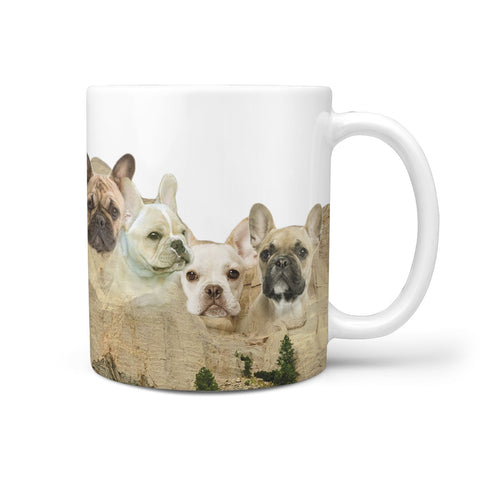 French Bulldog Print 360 White Mug