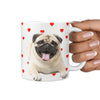 Cute Pug Print 360 Mug