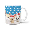 Chihuahua Dog Rushmore Print 360 White Mug