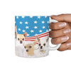 Chihuahua Dog Rushmore Print 360 White Mug