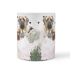English Mastiff Mount Rushmore Print 360 White Mug