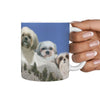 Shih Tzu Mount Rushmore Print 360 White Mug