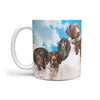 German Shorthaired Pointer Mount Rushmore Print 360 White Mug