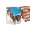 German Shorthaired Pointer Mount Rushmore Print 360 White Mug