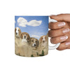 American Foxhound Mount Rushmore Print 360 Mug