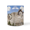 Alaskan Malamute Mount Rushmore Print 360 Mug